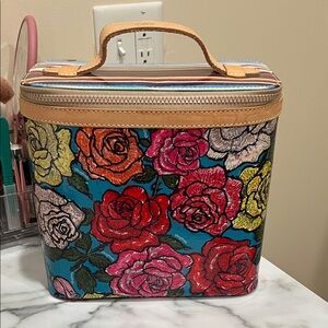 Consuela Vibrant Rose Cosmetic Bag